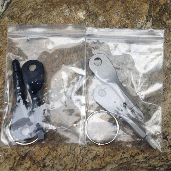 2-piece EDC Screwdriver Keychain