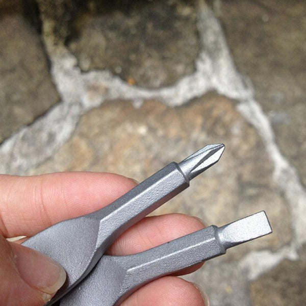 2-piece EDC Screwdriver Keychain