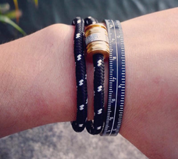 Ruler Bangle Bracelet for Men