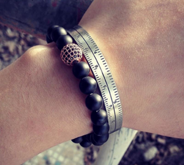 Ruler Bangle Bracelet for Men