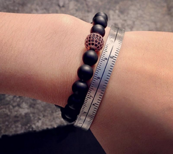 Ruler Bangle Bracelet for Men