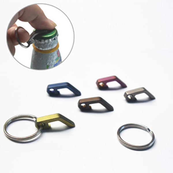 Bottle Opener with Key Ring