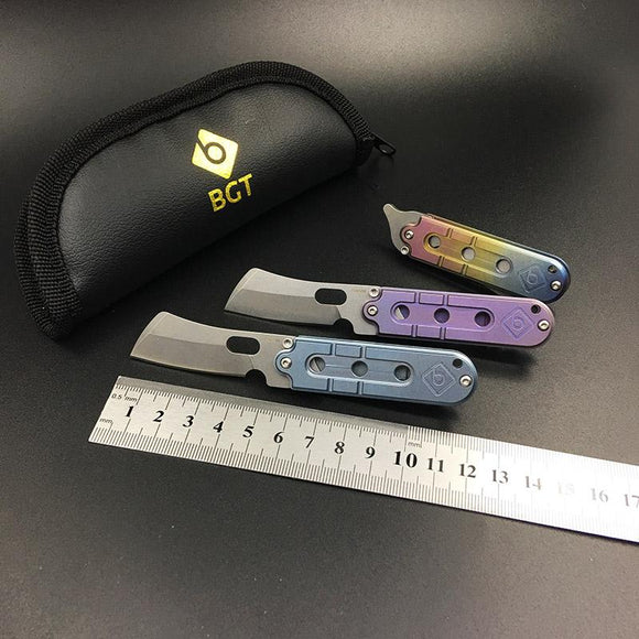 Titanium Ombre Foldable Knife
