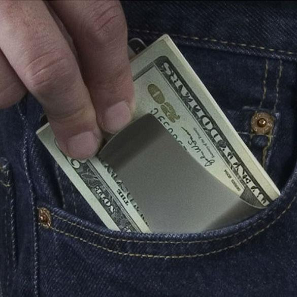 Cash Holder Double Sided Clamp